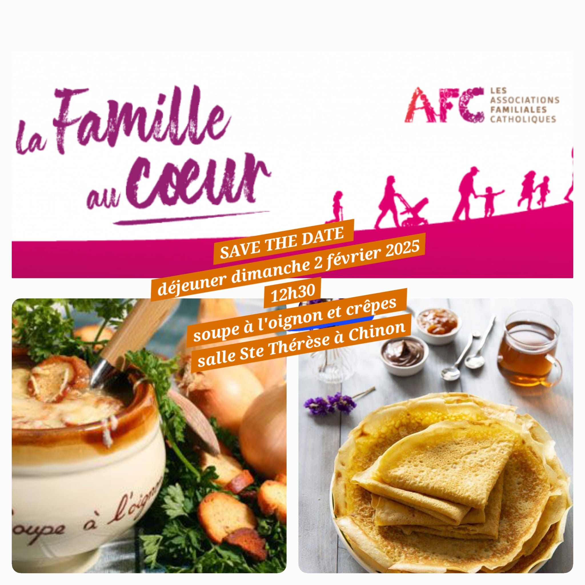 AFC : Soupe à l’oignon - crêpes